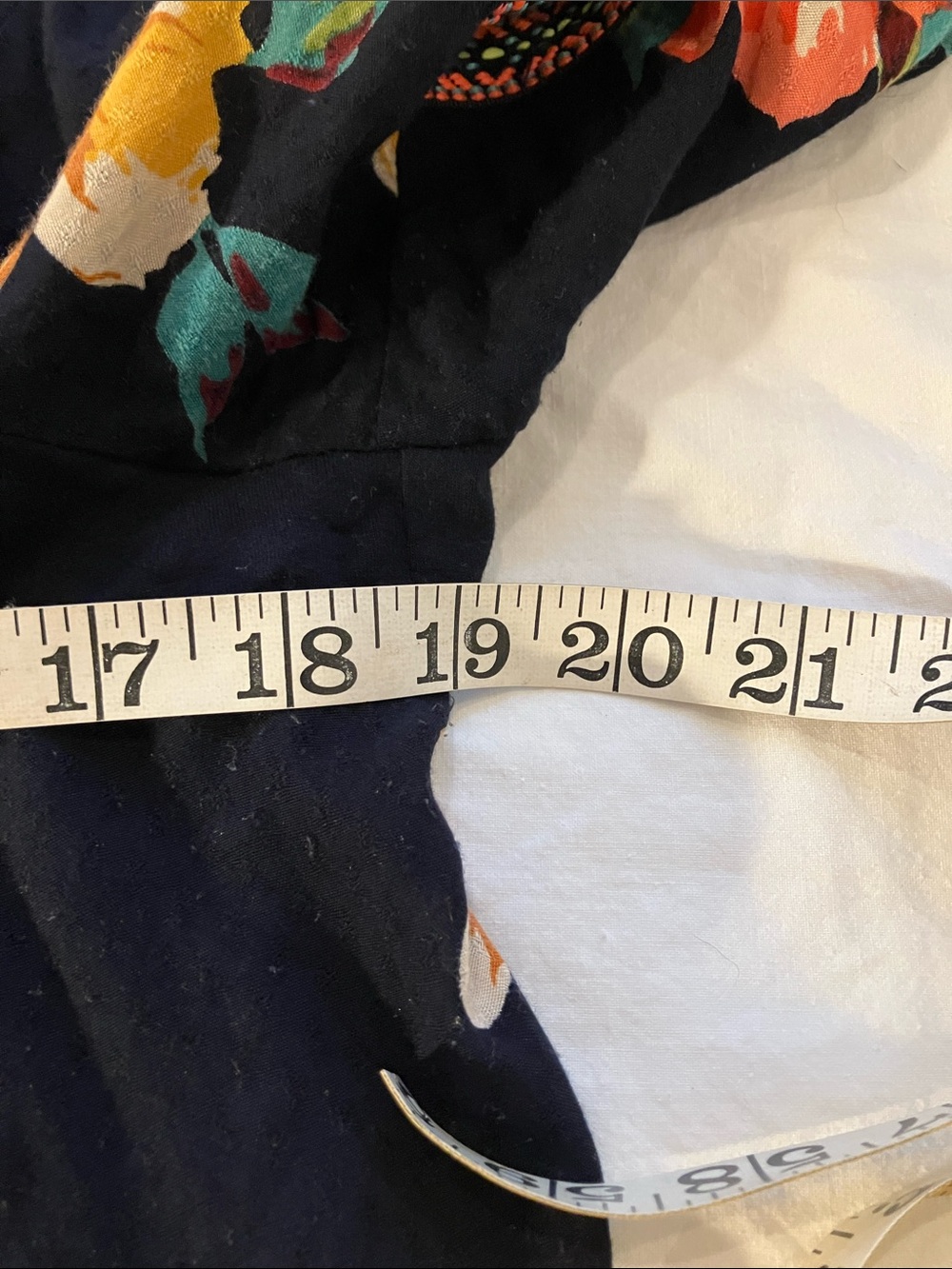 Kids Navy Floral Elastic-Waist Bottoms